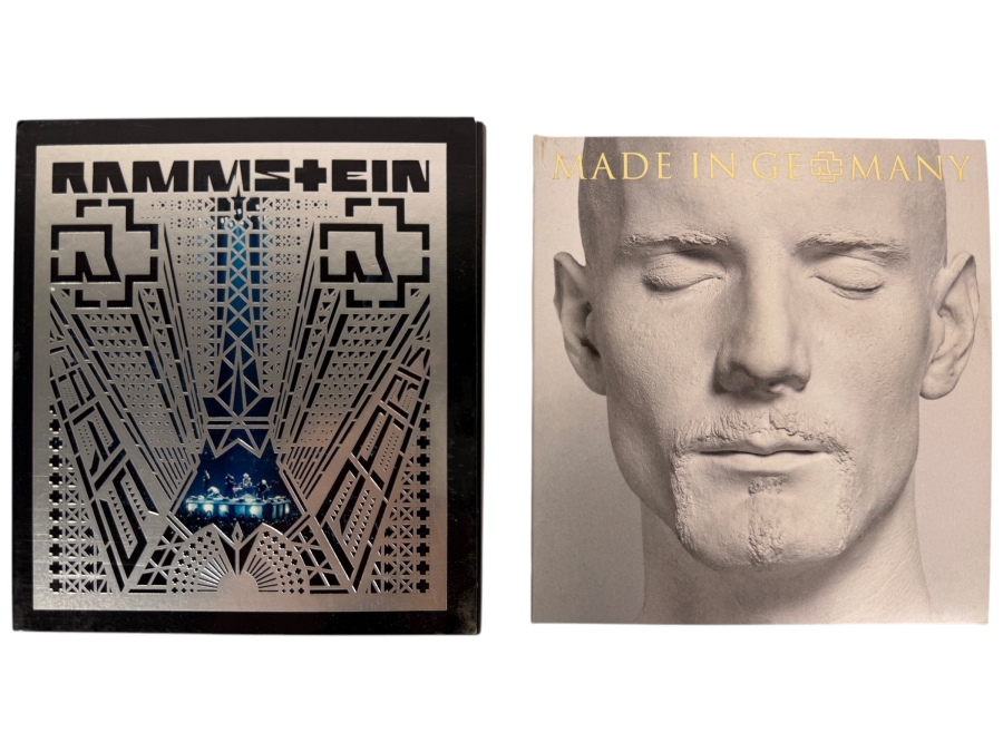 Rammstein Industrial Metal Premium Box Sets Collection Featuring Paris Special Edition And Made In Germany Deluxe Album Packaging
