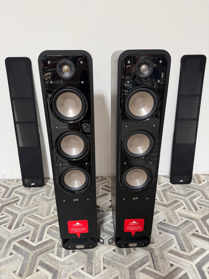 Polk Audio Signature Series S60 American HiFi Home Theater Large Tower Speaker Pair Retails $900 9'W X 16'D X 44.5'H [Photo 4]