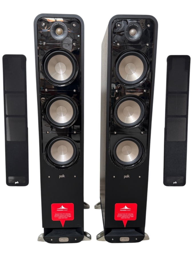 Polk Audio Signature Series S60 American HiFi Home Theater Large Tower Speaker Pair Retails $900 9'W X 16'D X 44.5'H