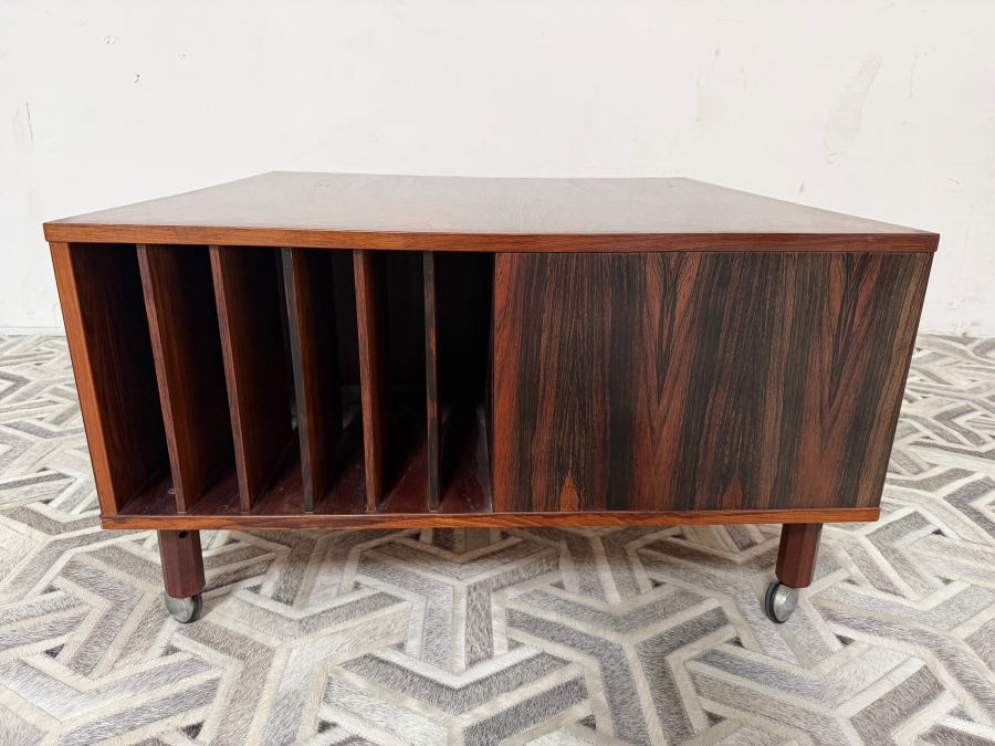 Peter Lovig Nielsen For Dansk Designs Mid Century Brazilian Rosewood Cubus Coffee Table 32'W X 32'D X 18'H [Photo 2]