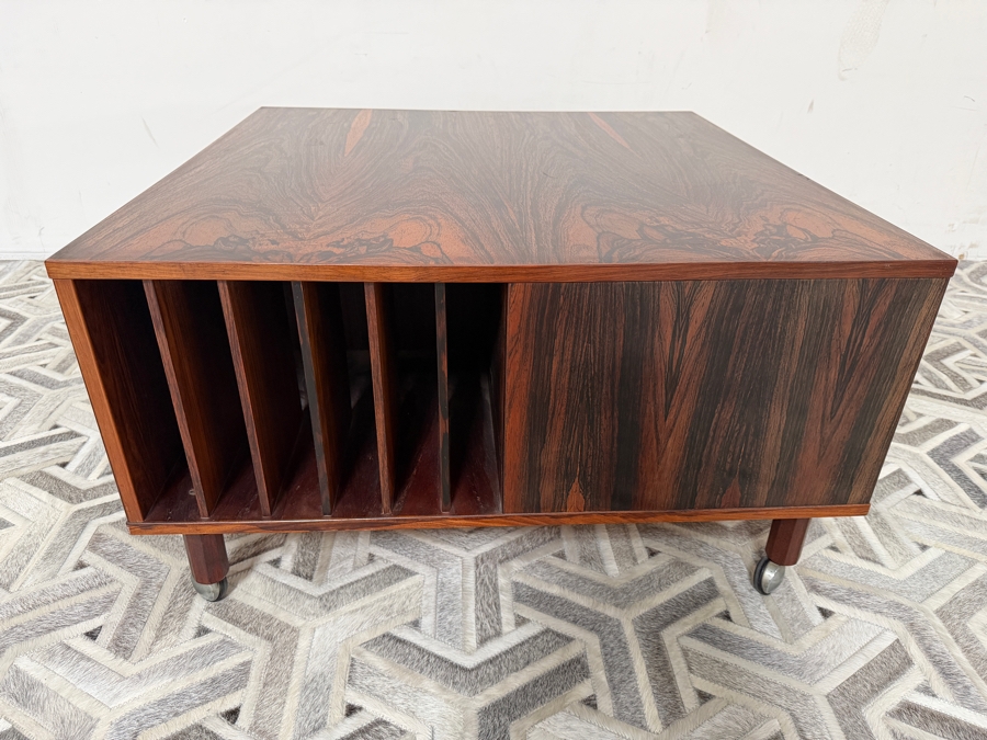 Peter Lovig Nielsen For Dansk Designs Mid Century Brazilian Rosewood Cubus Coffee Table 32'W X 32'D X 18'H [Photo 3]