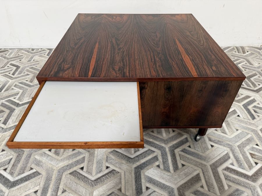 Peter Lovig Nielsen For Dansk Designs Mid Century Brazilian Rosewood Cubus Coffee Table 32'W X 32'D X 18'H [Photo 13]