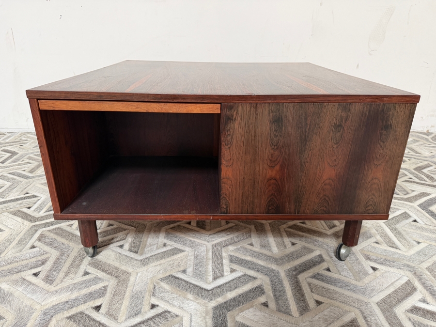 Peter Lovig Nielsen For Dansk Designs Mid Century Brazilian Rosewood Cubus Coffee Table 32'W X 32'D X 18'H [Photo 11]