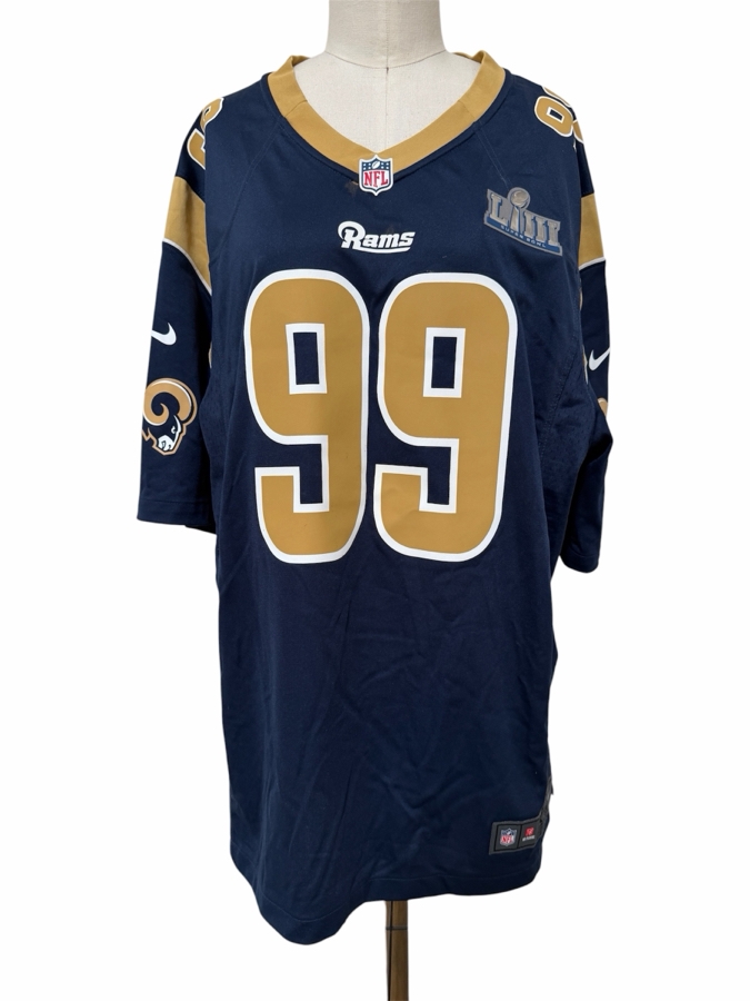 Official Nike Los Angeles Rams Aaron Donald Game Jersey with Super Bowl LIII Patch XXL [Photo 2]