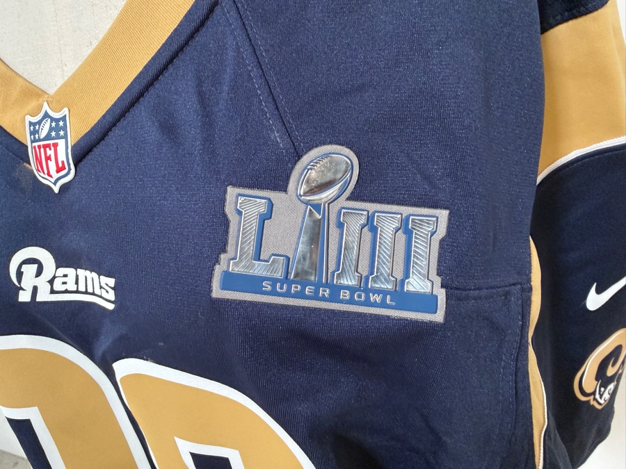 Official Nike Los Angeles Rams Aaron Donald Game Jersey with Super Bowl LIII Patch XXL [Photo 4]