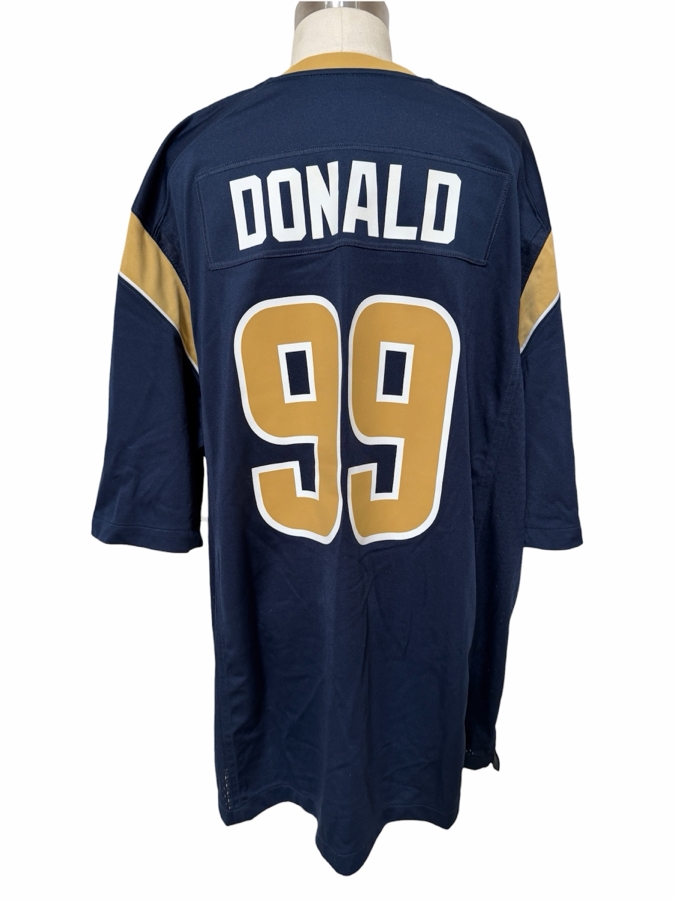 Official Nike Los Angeles Rams Aaron Donald Game Jersey with Super Bowl LIII Patch XXL [Photo 3]