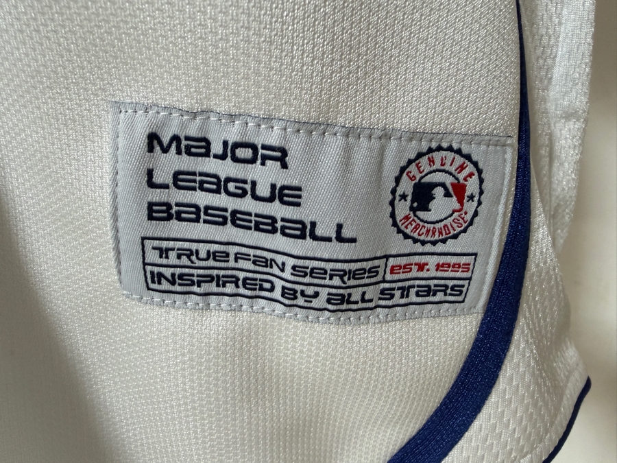 Men's True Fan Los Angeles Dodgers White Replica Baseball Jersey XL [Photo 3]