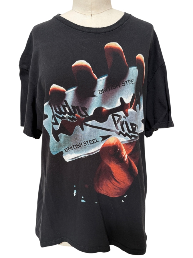 Vintage Judas Priest 'British Steel' Graphic T-shirt XL
