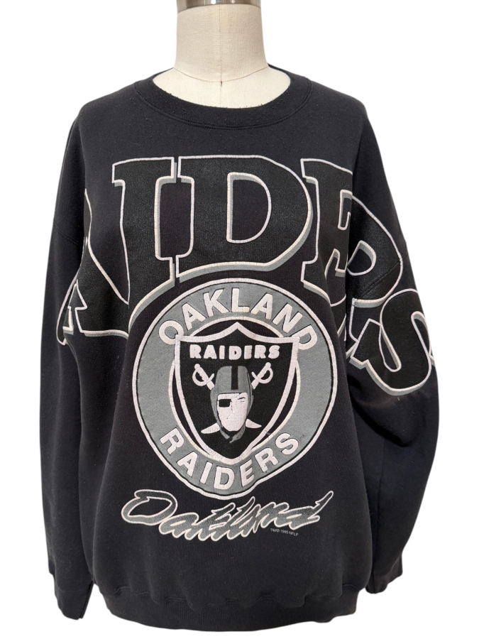 Vintage 1995 NFL Oakland Raiders Crewneck Sweatshirt XL
