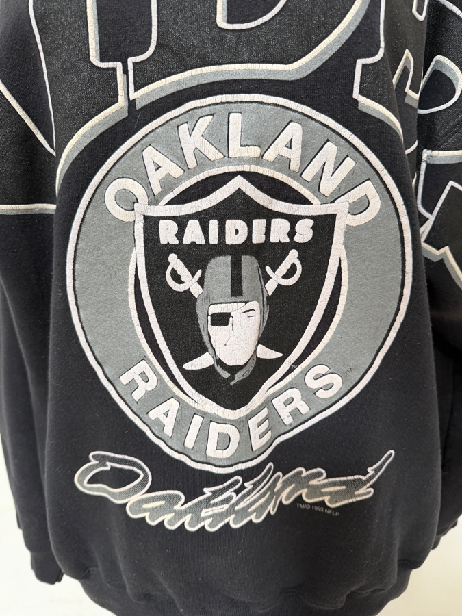 Vintage 1995 NFL Oakland Raiders Crewneck Sweatshirt XL [Photo 2]