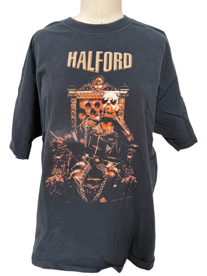 Vintage Rob Halford 'Metal God' Throne T-shirt XL