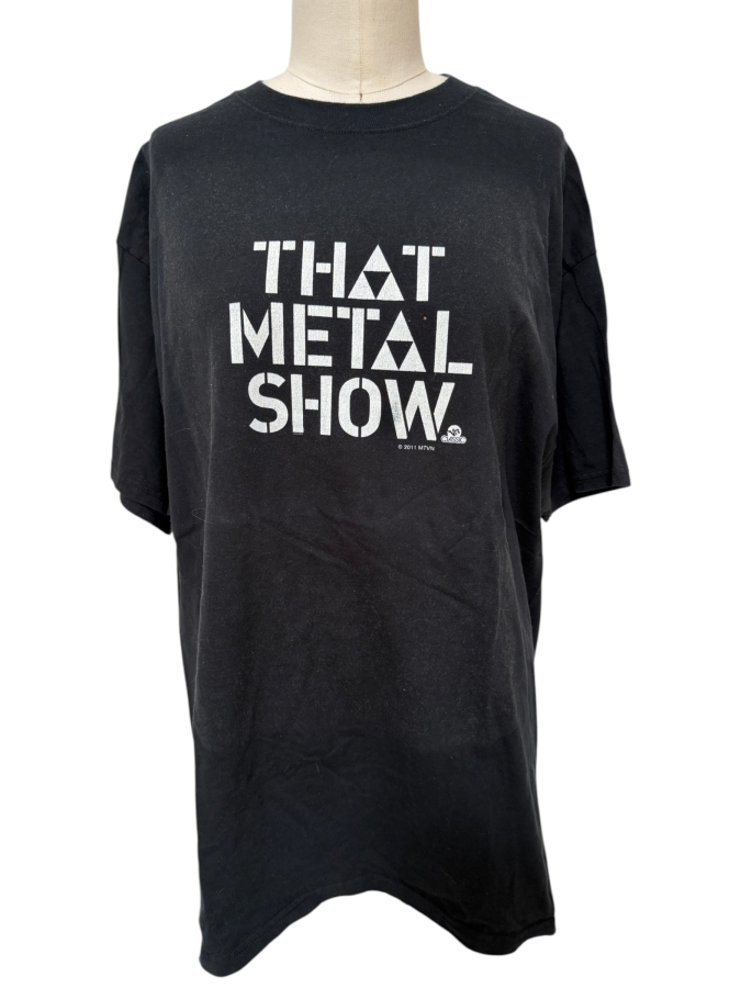 Official 2011 VH1 Classic 'That Metal Show' T-shirt XL