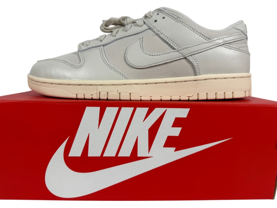 Nike Dunk Low Premium Light Orewood Brown Canvas Leather Sneakers With Original Box Size 11 Mens