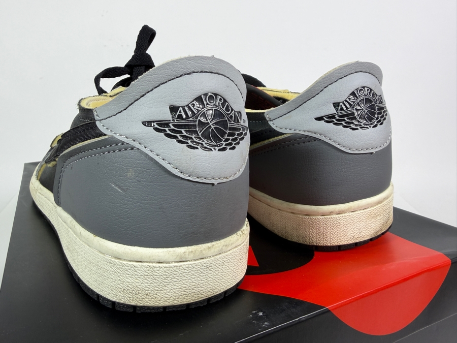 Air Jordan 1 Retro Low OG EX Black Smoke Grey Deconstructed Sneakers With Original Box Size 11 Mens [Photo 5]