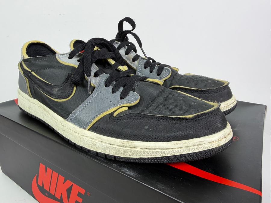 Air Jordan 1 Retro Low OG EX Black Smoke Grey Deconstructed Sneakers With Original Box Size 11 Mens [Photo 3]