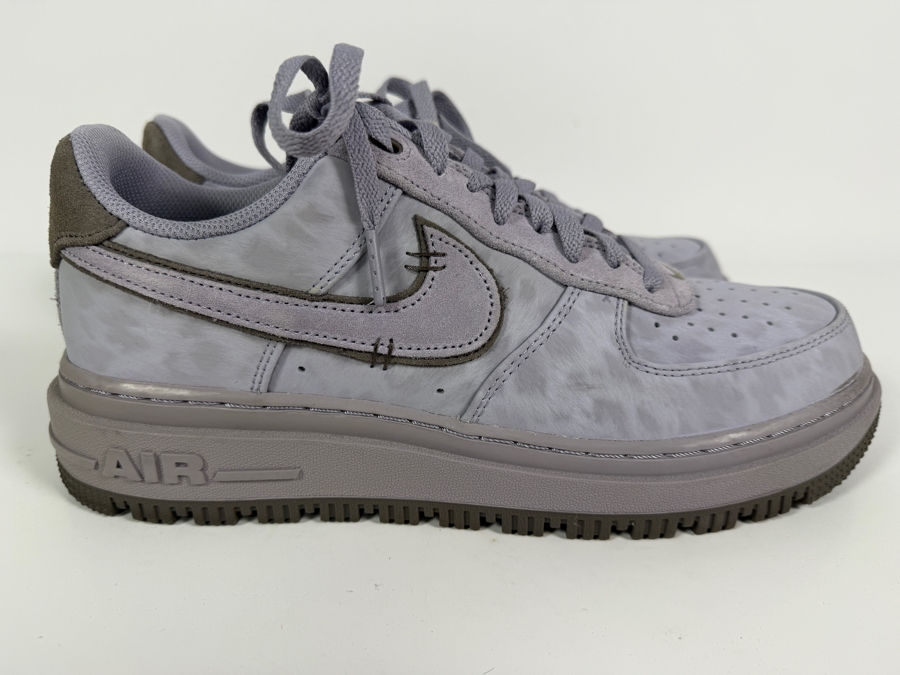 New Men's Nike Air Force 1 Luxe 'Providence Purple' Sneakers Size 10.5 [Photo 4]