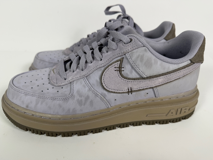 New Men's Nike Air Force 1 Luxe 'Providence Purple' Sneakers Size 10.5 [Photo 2]