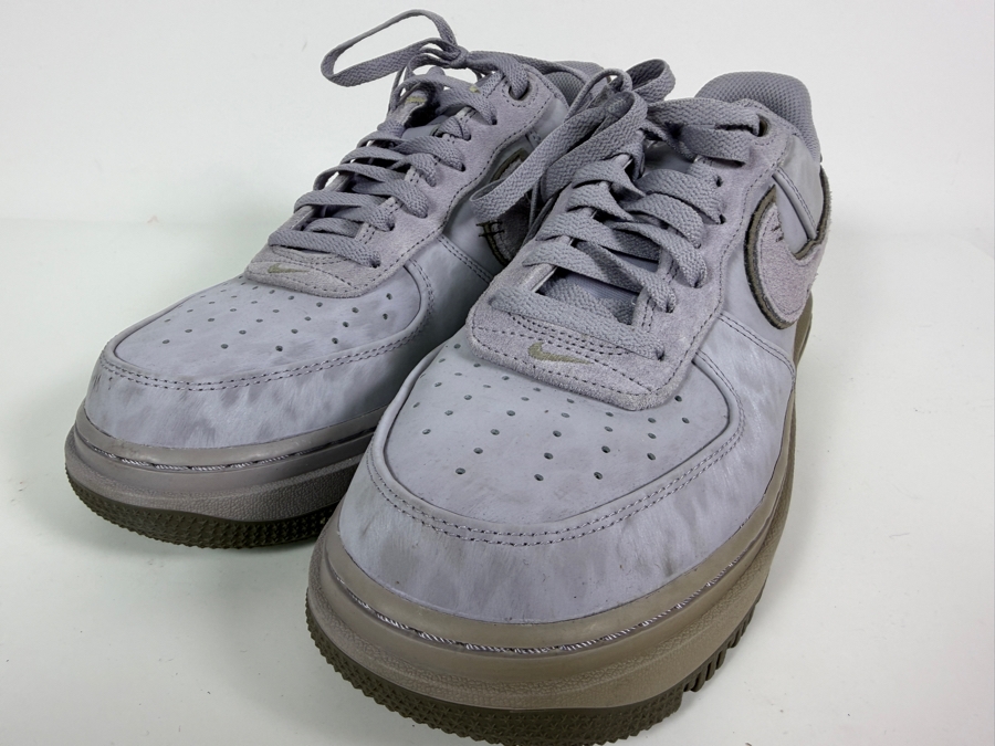 New Men's Nike Air Force 1 Luxe 'Providence Purple' Sneakers Size 10.5 [Photo 3]