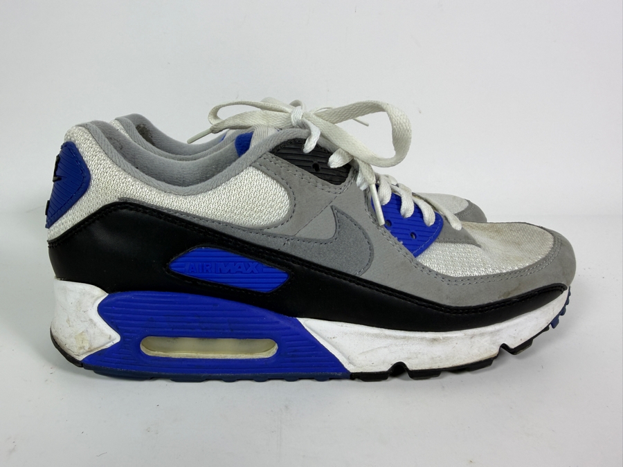 Men's Nike Air Max 90 'Hyper Royal' Sneakers Size 10.5 [Photo 3]