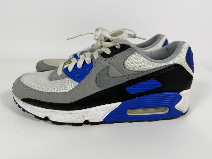 Men's Nike Air Max 90 'Hyper Royal' Sneakers Size 10.5 [Photo 2]
