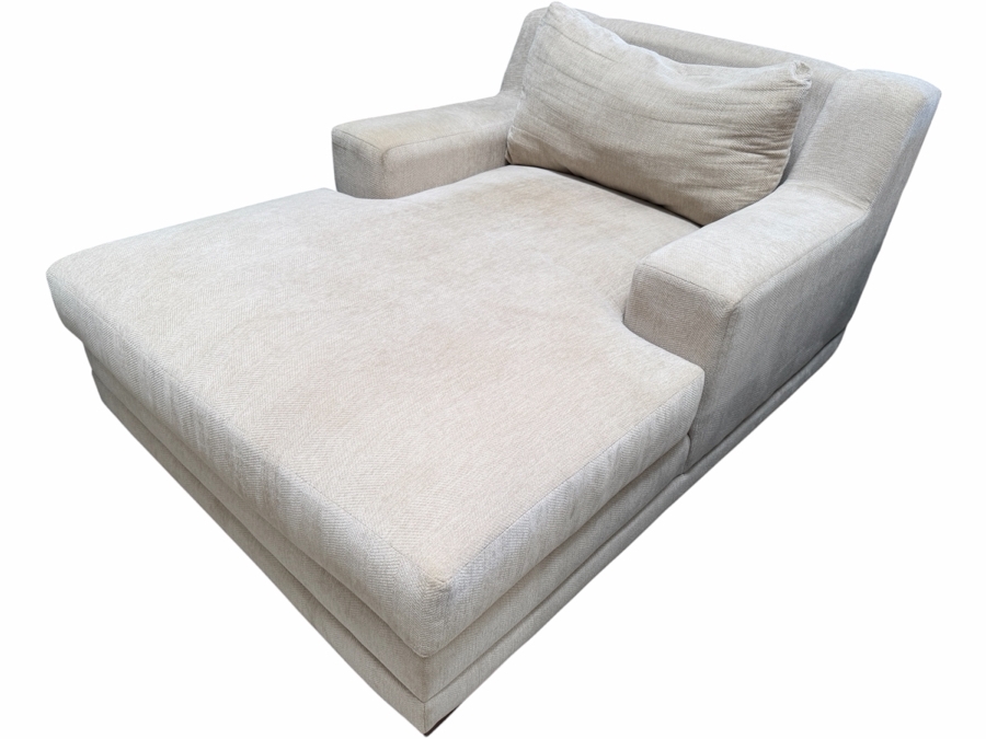 Modern Oversized Cuddler Chaise Lounge by Jonathan Louis Inc 46W X 63L X 30H