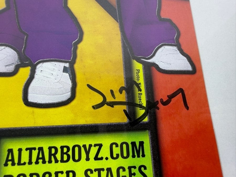 Cast Signed Altar Boyz Framed Promotional Poster for the 2005 Off-Broadway Musical 19 X 25 [Photo 7]