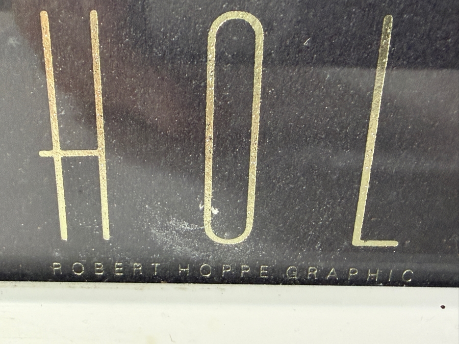 Vintage 1987 Mirage Editions Inc. Robert Hoppe Hollywood Reporter Salutes Hollywood 100th Anniversary Framed Poster 24' X 36' [Photo 5]