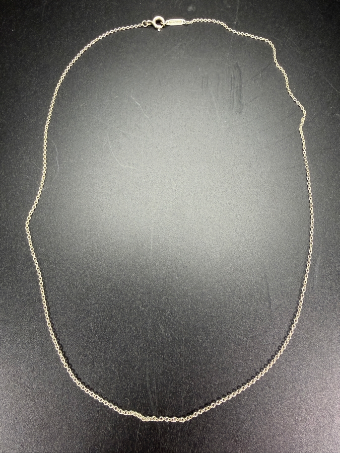 Tiffany & Co. Sterling Silver 16' Necklace 1g [Photo 4]