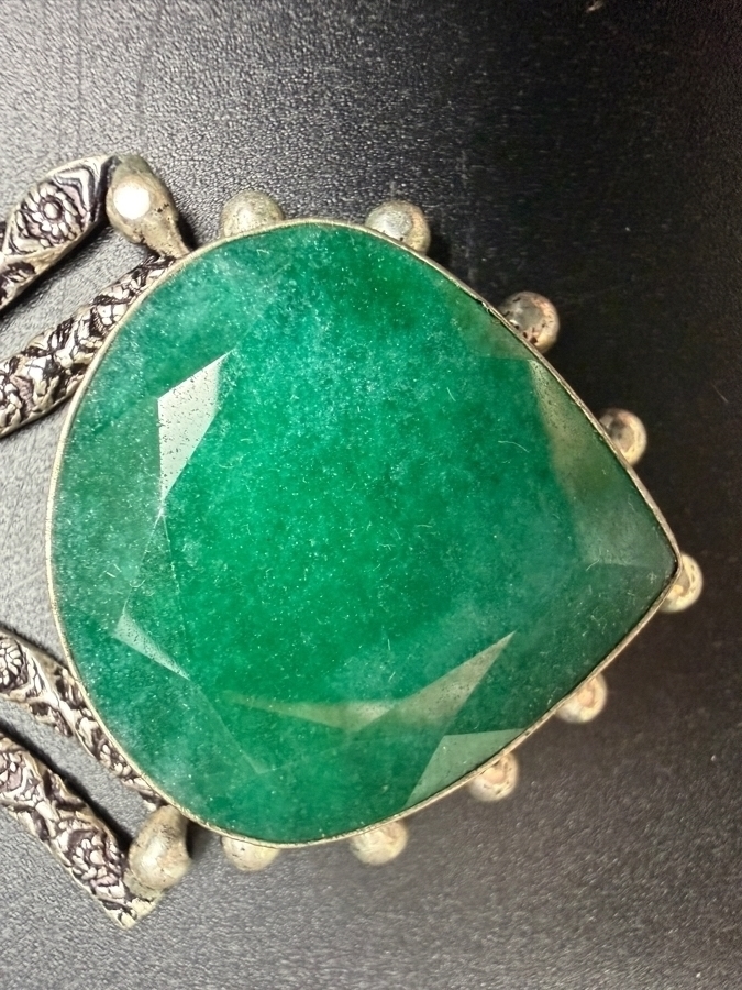 Handcrafted Sterling Silver Pendant with Stones 16g [Photo 5]