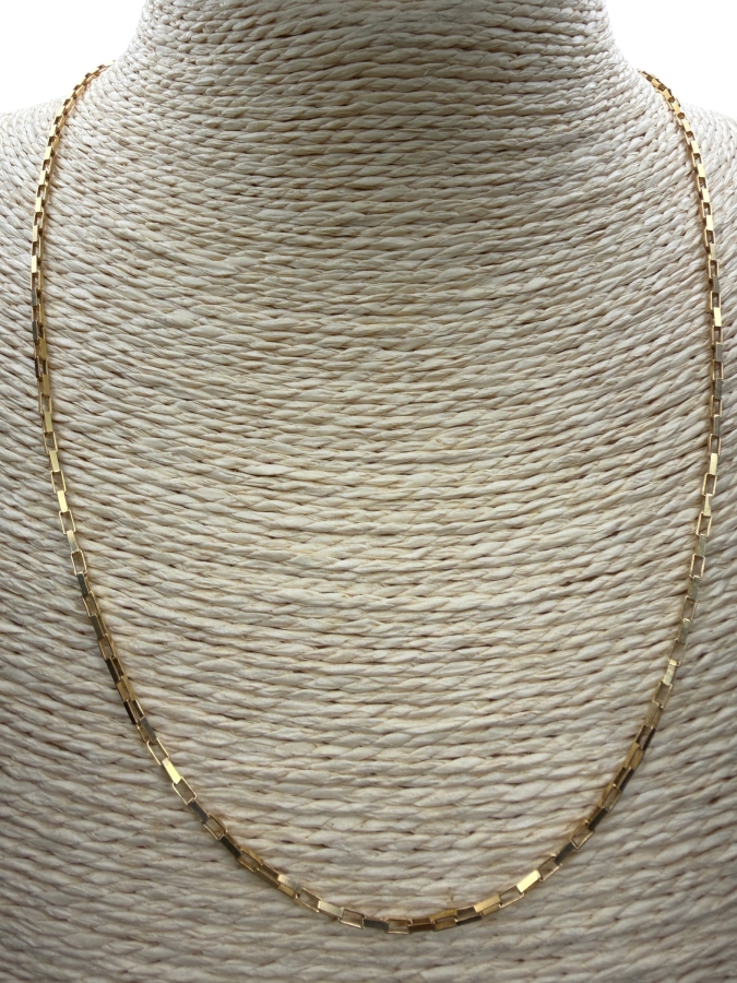 14k Gold Italian 19' Chain Necklace 4.9g $383 Melt Value