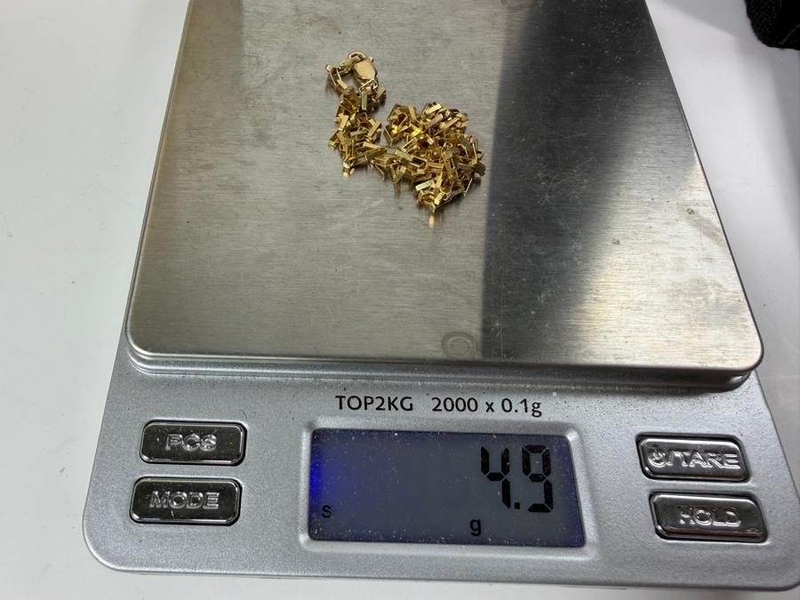 14k Gold Italian 19' Chain Necklace 4.9g $383 Melt Value [Photo 9]