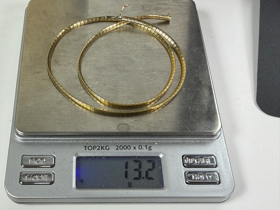 14k Gold Italian 16' Necklace 13.2g $1,032 Melt Value [Photo 8]