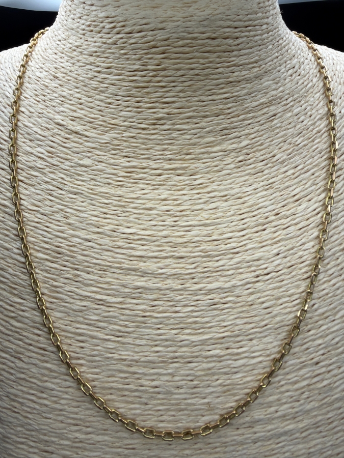 14k Gold 20' Chain Necklace 9.1g $711 Melt Value [Photo 2]