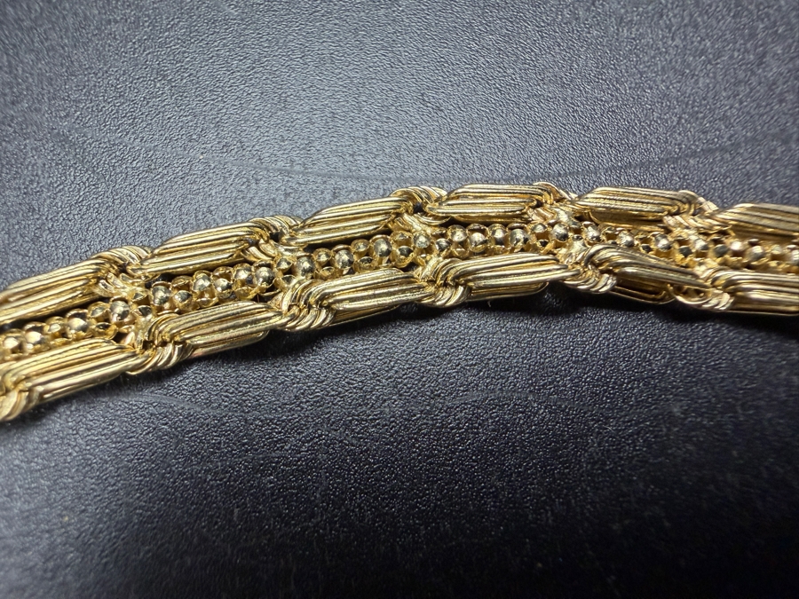 14k Gold 7' Bracelet 3.6g $281Melt Value [Photo 4]
