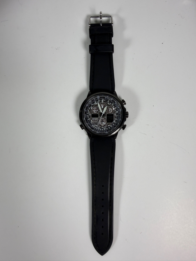 Citizen Promaster Navihawk A-T Eco-Drive Wrist Watch - Running - Original Retail Price $750 [Photo 8]