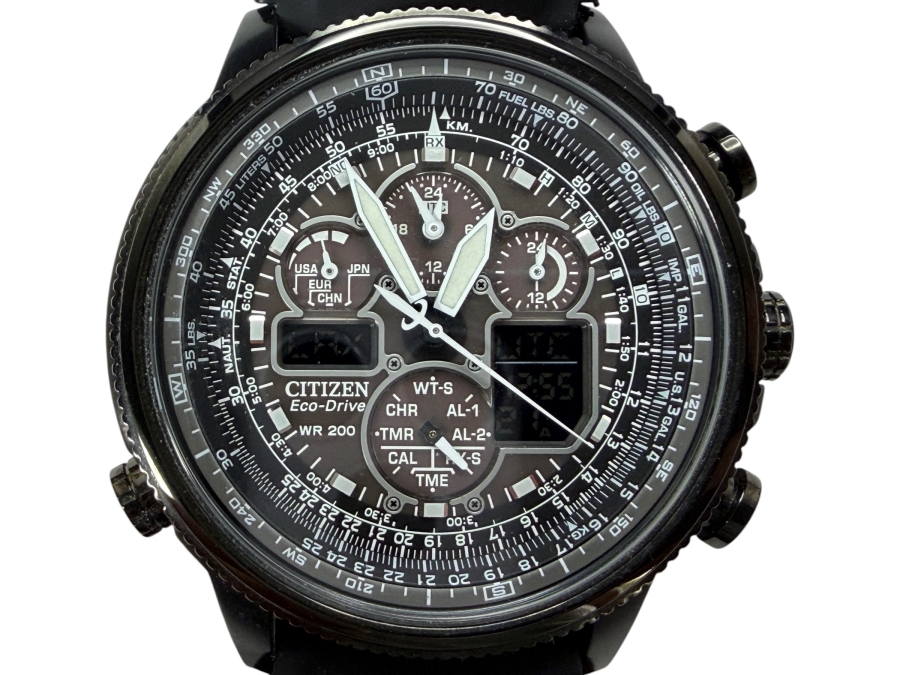Citizen Promaster Navihawk A-T Eco-Drive Wrist Watch - Running - Original Retail Price $750