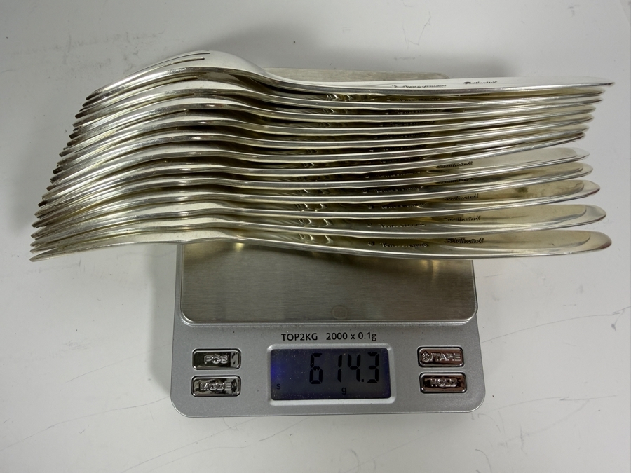 Towle Sterling Silver Southwind Flatware Service - Approximate Service for 12 - 1,940g of Sterling Silver Plus 1,056g Of Sterling Handled Knives - $3,589 Melt Value Not Including Knives [Photo 9]