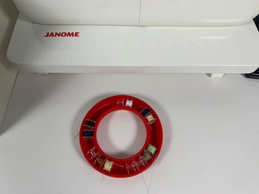 Janome Three One Sixty QDC Computerized Sewing Machine With Built In Sixty Stitch Chart Digital Screen And Foot Pedal Controller Retails $700 [Photo 7]