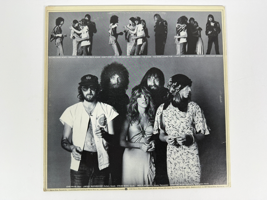 Fleetwood Mac Rumours Studio Album Vinyl LP Record Featuring The Iconic Mick Fleetwood And Stevie Nicks Staged Cover Photography [Photo 2]