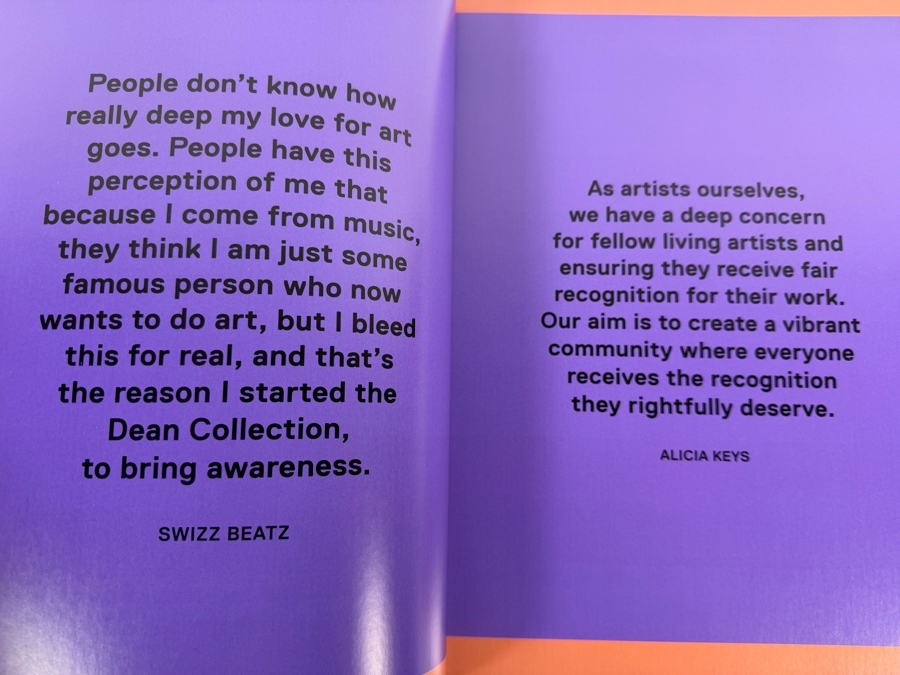 Giants Art From The Dean Collection Of Swizz Beatz And Alicia Keys Hardcover Exhibition Book Hand Signed By Alicia Keys and Swizz Beatz [Photo 5]
