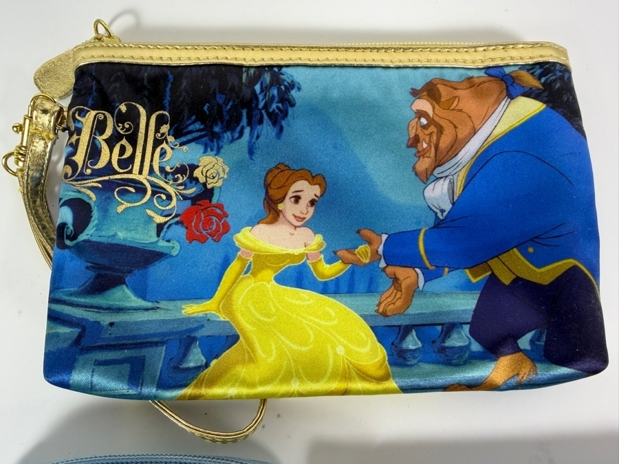 Assorted Lot Of Five Disney Character Wallets Pouches And Wristlets Featuring Belle Cinderella Tinker Bell And Sleeping Beauty [Photo 2]