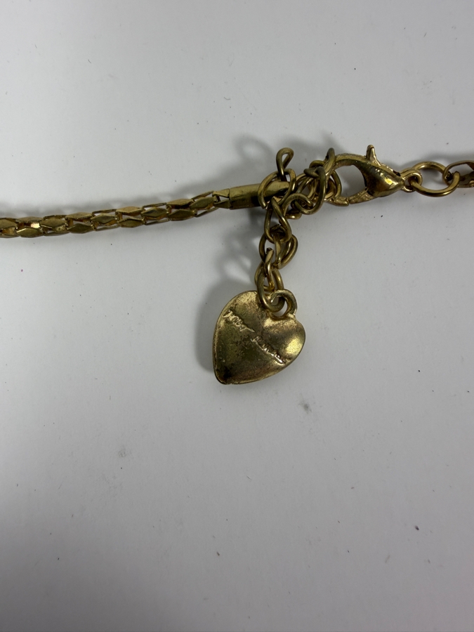 Betsey Johnson Disney Collaboration Clear Rhinestone Fully Articulated Mickey Mouse Animated Three D Pendant Statement Necklace With Pink Leopard Brand Tag [Photo 4]