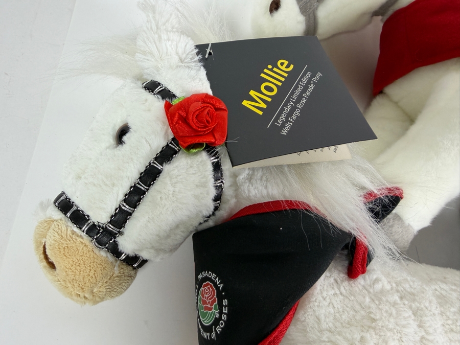Vintage Wells Fargo Legendary Stagecoach Rose Parade Promotional Plush Horse Lot [Photo 7]