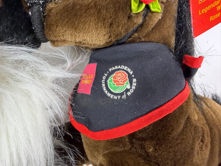 Vintage Wells Fargo Legendary Stagecoach Rose Parade Promotional Plush Horse Lot [Photo 3]