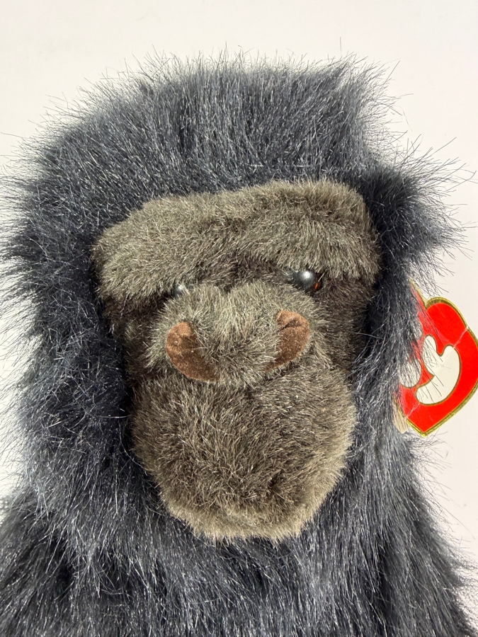 Vintage 1989 Ty Classic Baby George The Black Gorilla 16' Beanie Buddy Plush Toy [Photo 2]