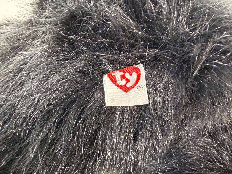 Vintage 1989 Ty Classic Baby George The Black Gorilla 16' Beanie Buddy Plush Toy [Photo 6]