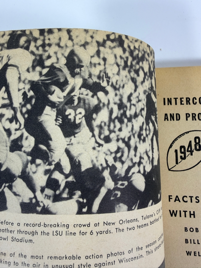 Vintage 1948 Dell Intercollegiate And Professional Football Magazine Featuring Doak Walker [Photo 5]