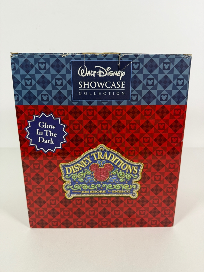 Vintage 2008 Jim Shore Disney Traditions Peek-A-Boo Mickey Mouse Skeleton Halloween Figurine With Box 7'H [Photo 6]