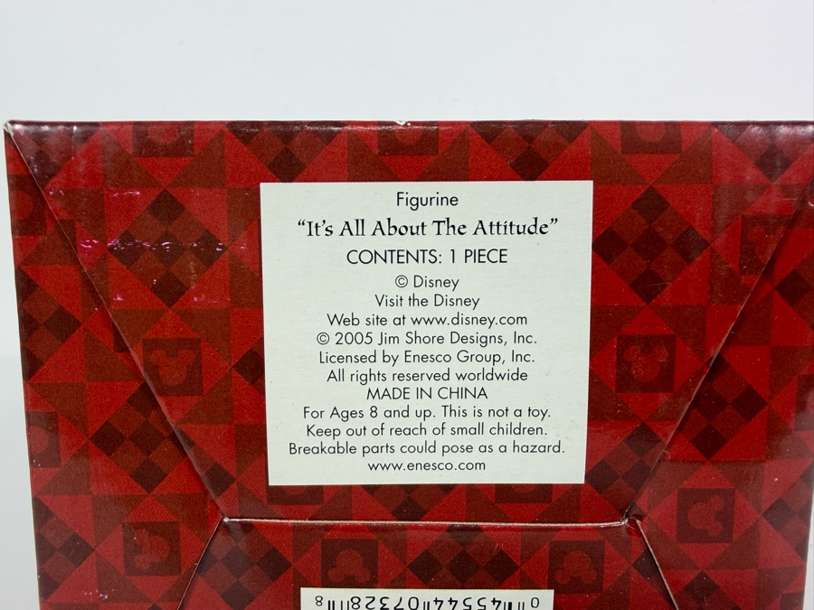 Vintage 2005 Jim Shore Disney Traditions It's All About The Attitude Grumpy Figurine With Box [Photo 5]