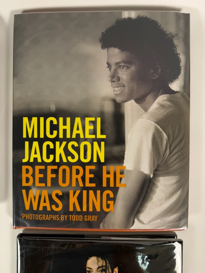 Vintage Michael Jackson Biography And Commemorative Photo Hardcover Book Collection Lot Of Four [Photo 5]